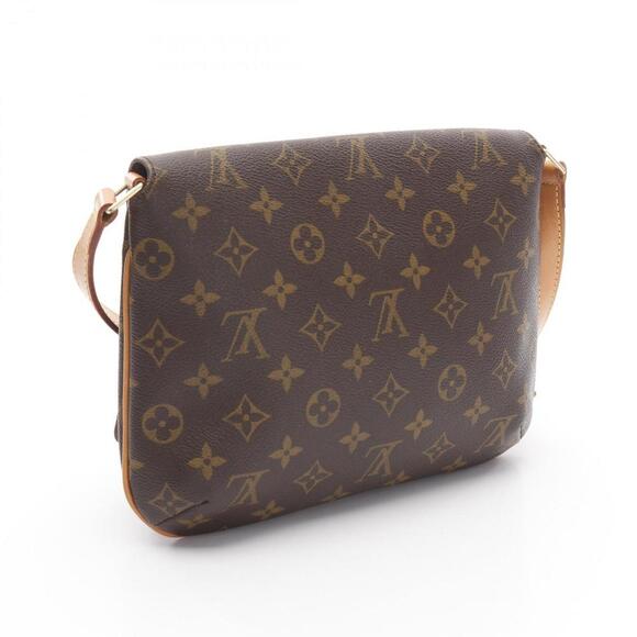 LOUIS VUITTON Brown Monogram Leather Shoulder Bag - Picture 2 of 9